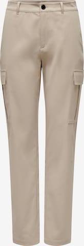 Regular Pantalon cargo 'Lagga' ONLY en beige : devant