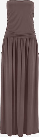 LASCANA Summer Dress in Brown: front