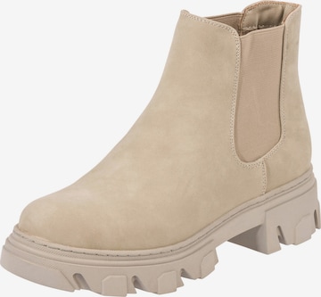 Palado Chelsea boots 'Paros 002-1303' in Beige: voorkant