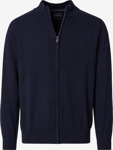 CASAMODA Strickjacke 'Basic' in Blau: Vorderseite