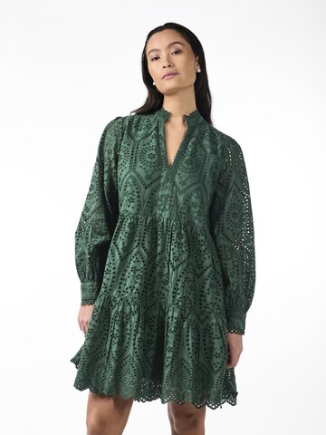 YAS Jurk 'YASHOLI' in Groen: voorkant