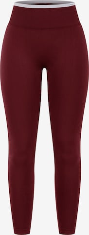 Smilodox Leggings in Red: front