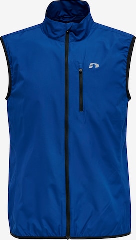 Gilet de sport Newline en bleu : devant