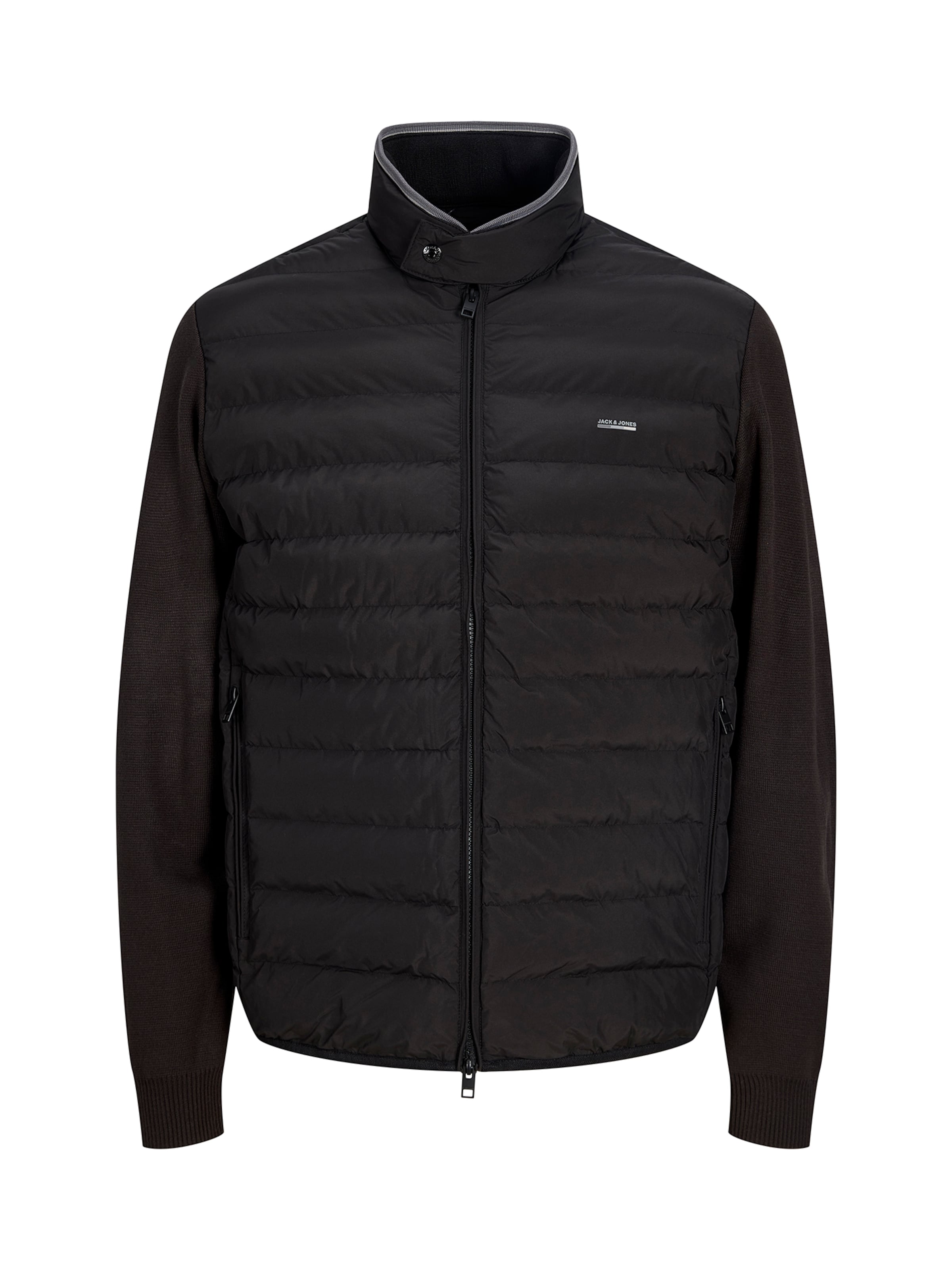 Jack & Jones Premium Φθινοπωρινό και ανοιξιάτικο μπουφάν 'JPRBLUGARRY' σε μαύρο: μπροστά
