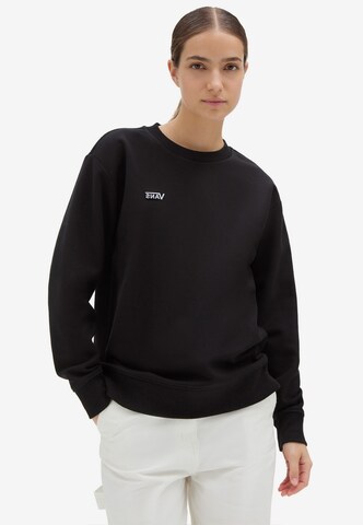 VANS - Sudadera en negro: frente