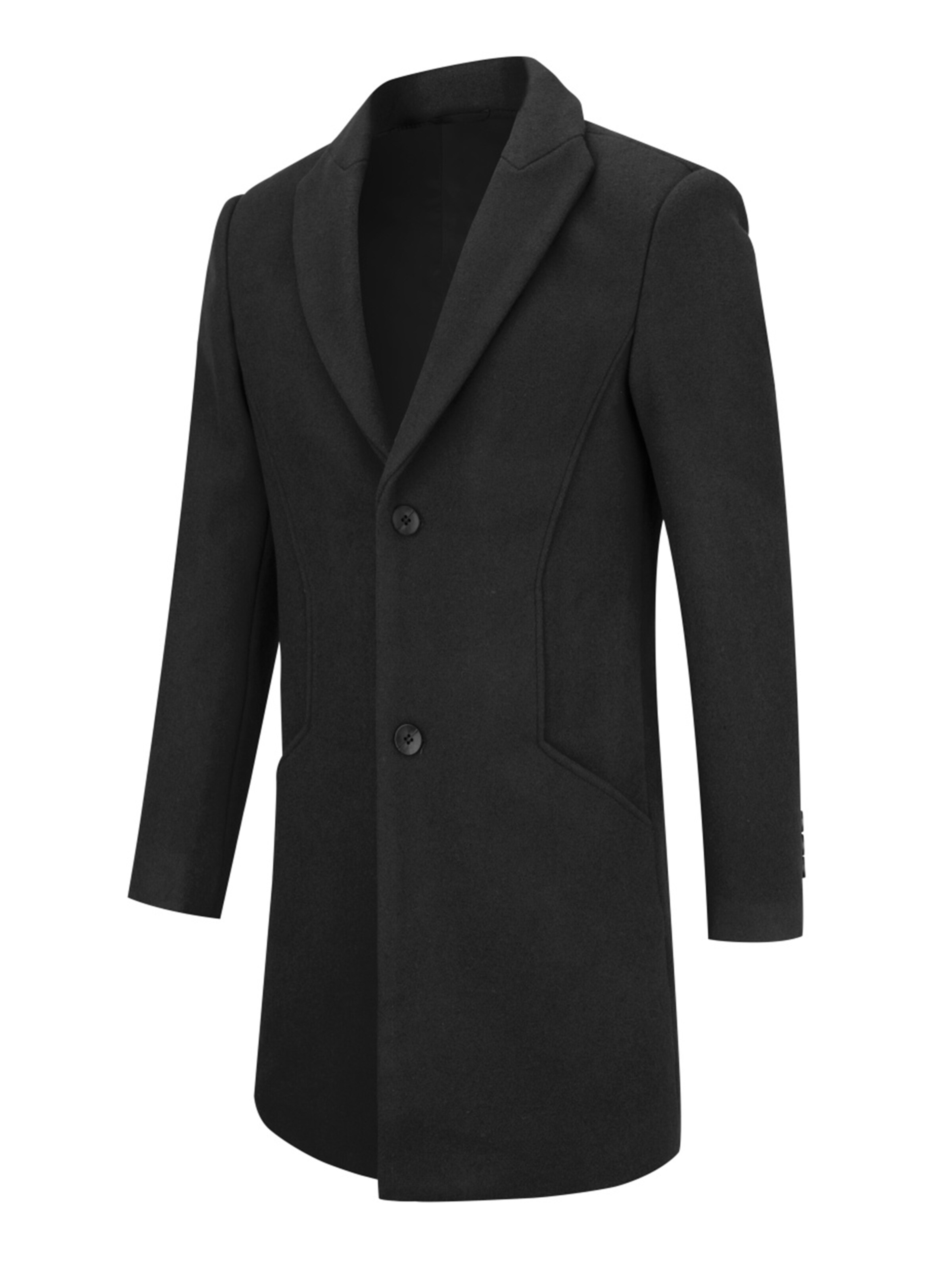 Youthup Winter Coat in Black