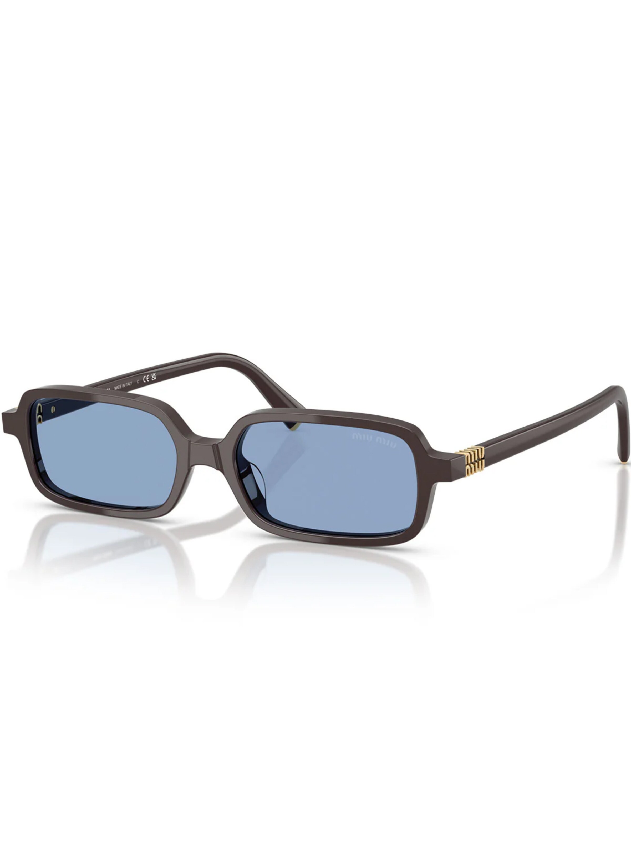 Miu Miu Sonnenbrille 'Miu Miu Occhiali da Sole MU11Z 22C60O Marrone/Azzurro Donna'‌‌‌‌‌‌ in braun, Produktansicht