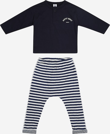 PETIT BATEAU Set in Blue: front