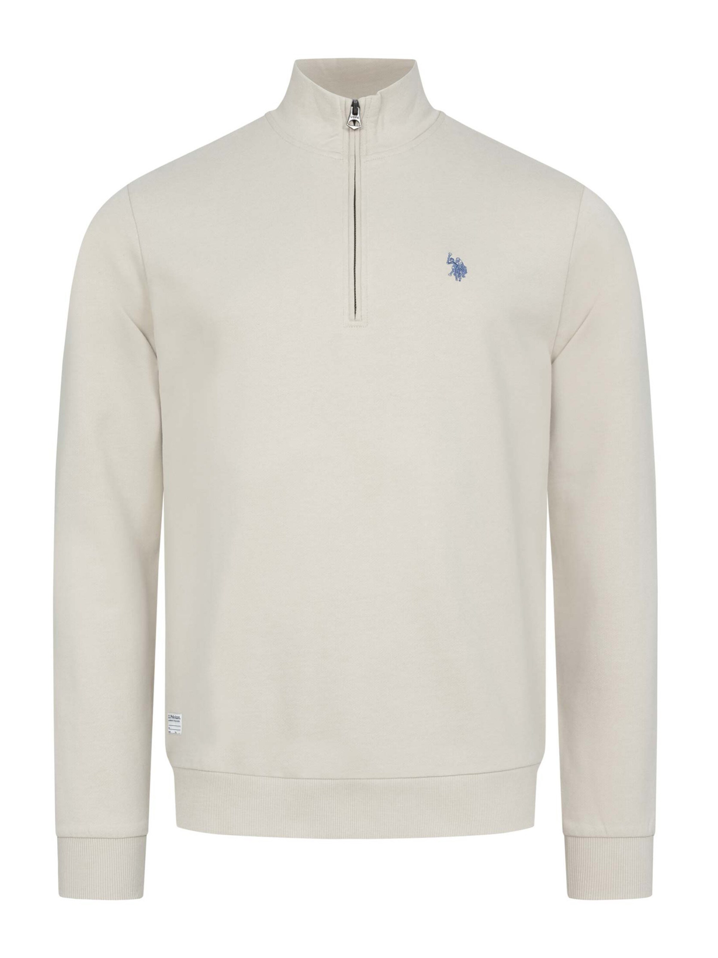 U.S. POLO ASSN. Sweatshirt in Beige: voorkant