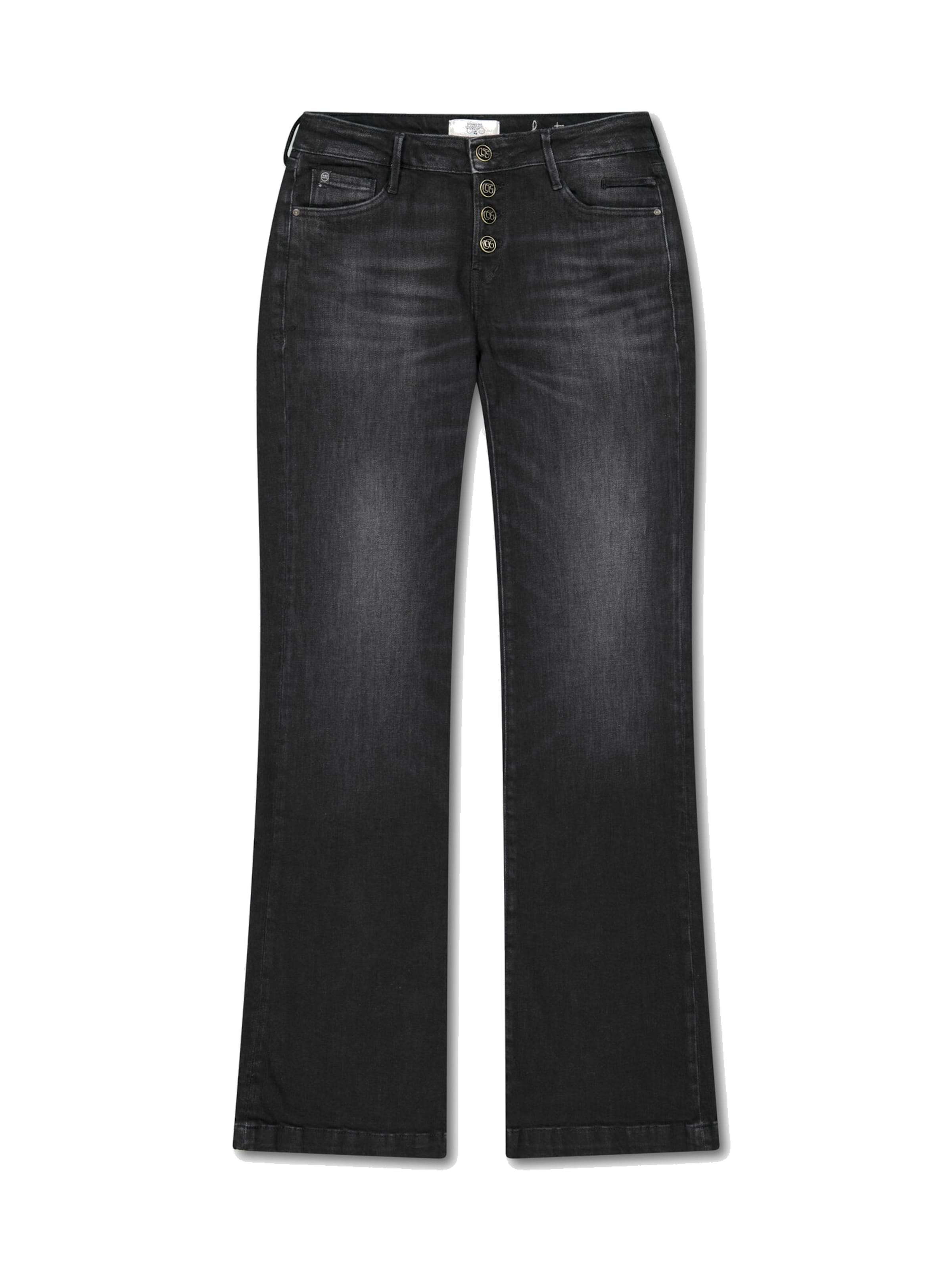 Le Temps Des Cerises Jeans in 23 in de kleur Black denim, Productweergave