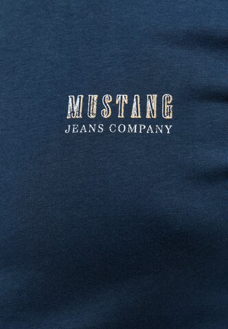 MUSTANG T-Shirt 'Style Austin' in Blau
