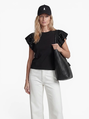 Top 'ONLMACY' di ONLY in nero: frontale