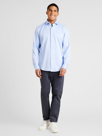 BOSS Regular fit Button Up Shirt 'Joe' in Blue