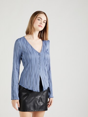 florence by mills exclusive for ABOUT YOU Blúz 'Winter Birchwood' - kék: elől
