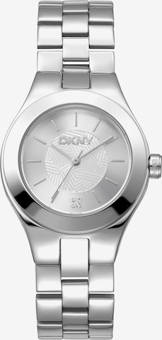 DKNY Analog watch 'Parsons Midi' in Silver: front