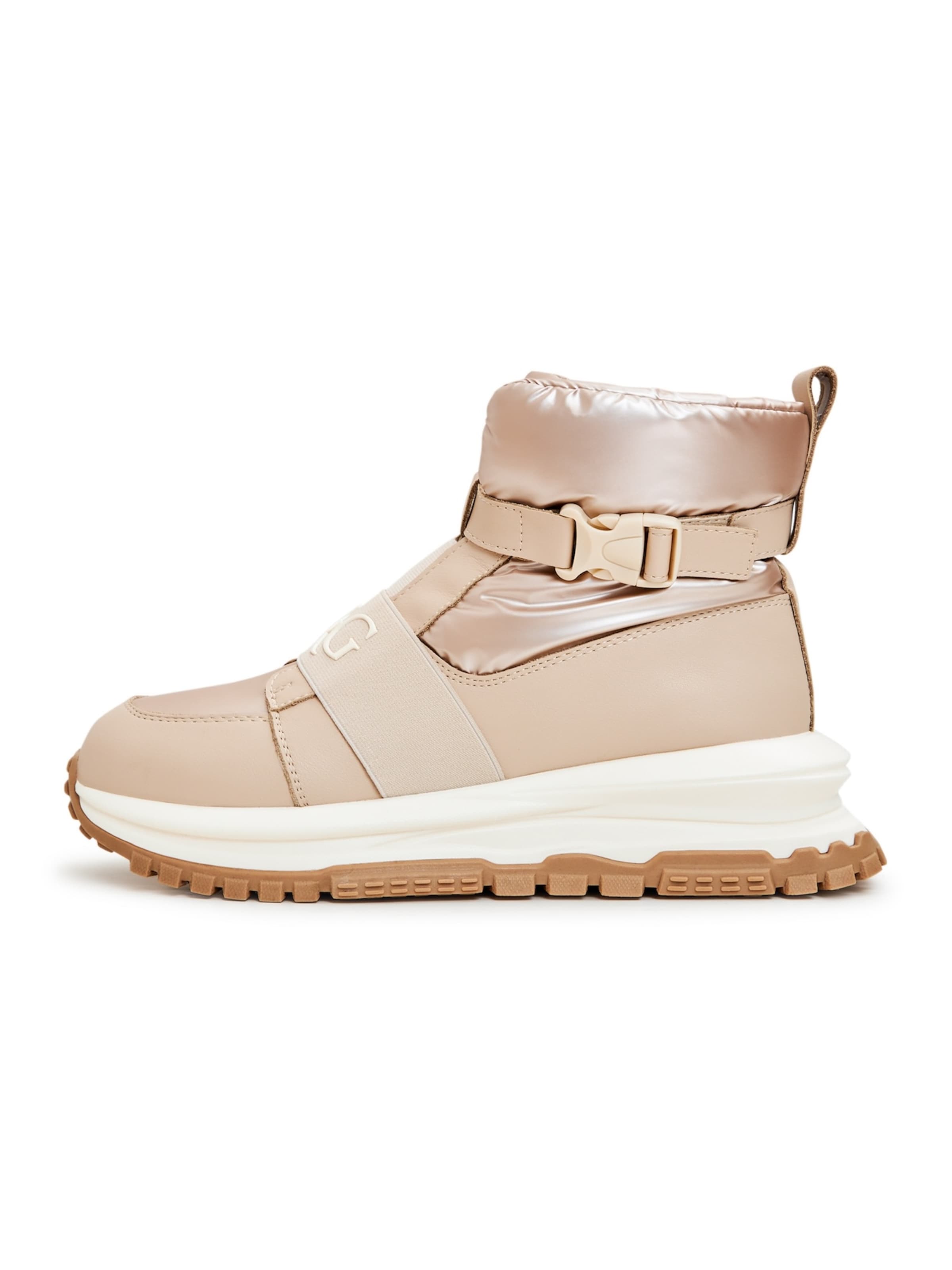 CESARE GASPARI Snowboots in Beige: voorkant