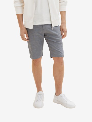 TOM TAILOR Slimfit Shorts in Blau: predná strana