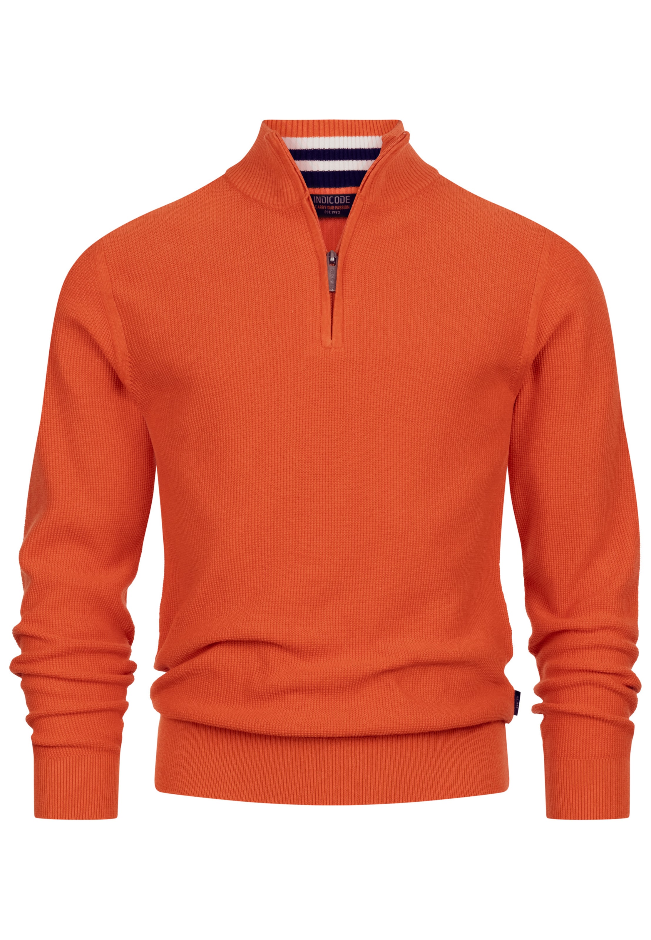 INDICODE JEANS Trui ' Bull ' in Oranje: voorkant