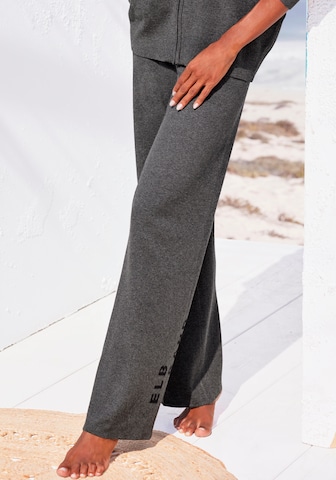 Elbsand Regular Pants in Grey: front