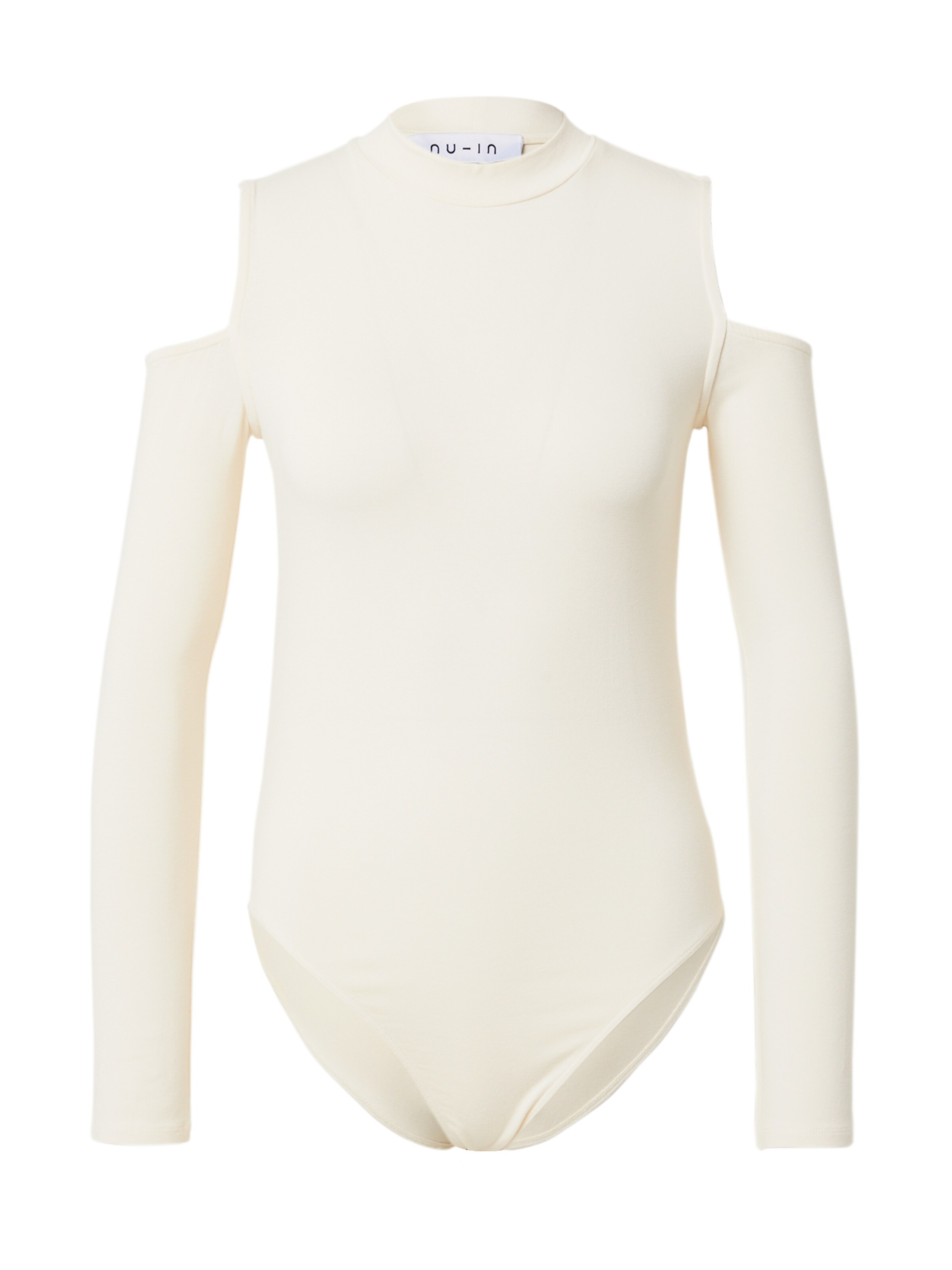 NU-IN Shirt bodysuit in Beige: front