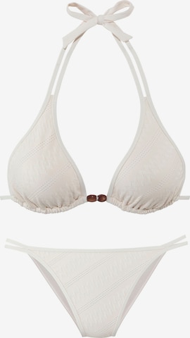Bikini s.Oliver en blanc : devant