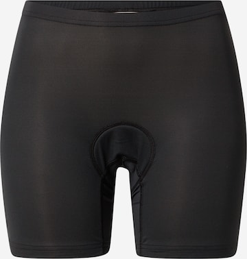 Skinny Pantaloni sport de la VAUDE pe negru: față