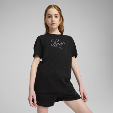 PUMA T-Shirt 'Essentials' in Schwarz: Vorderseite
