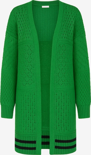 Stil Diva Strickjacke in grün / schwarz, Produktansicht