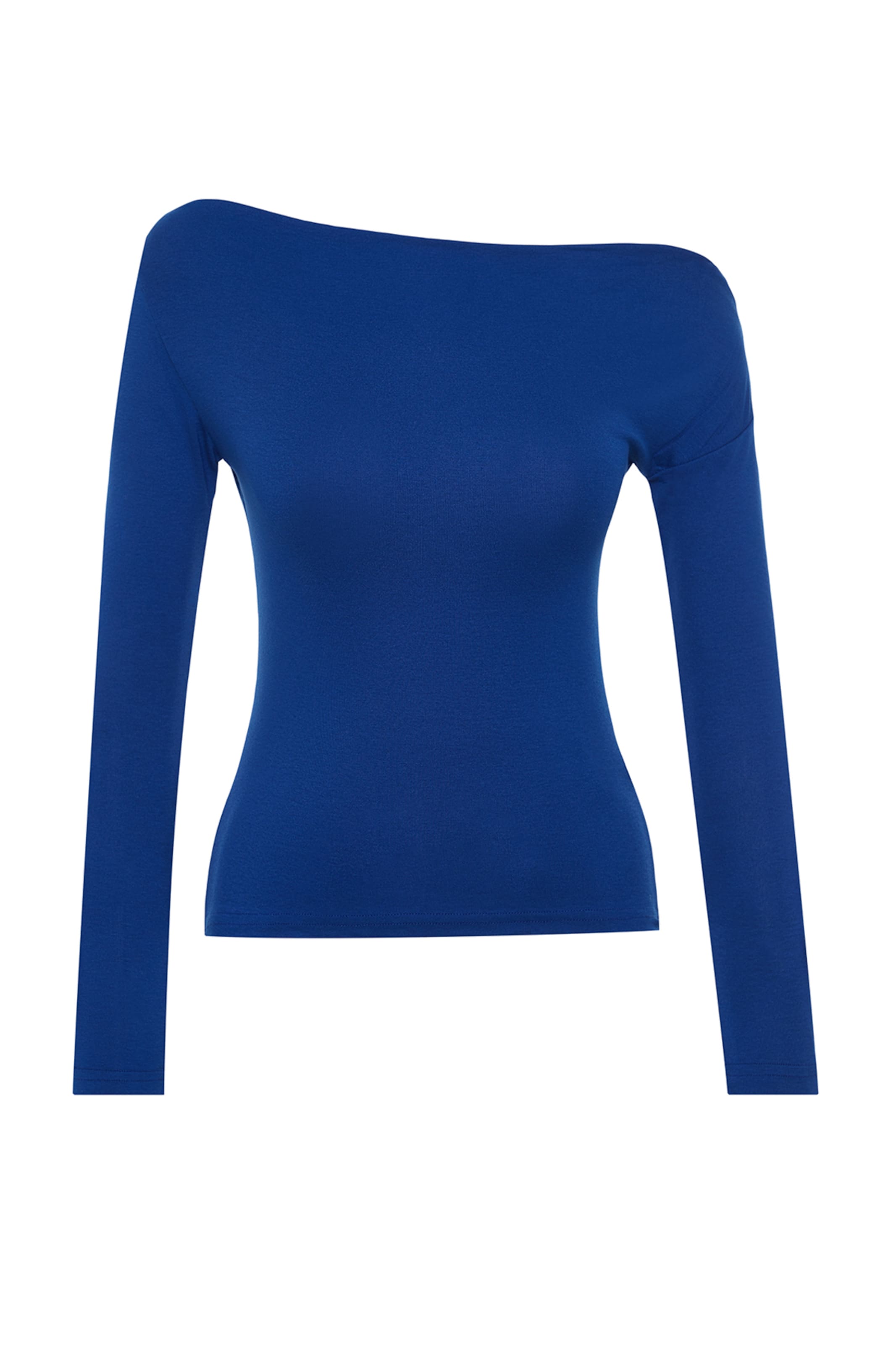 Trendyol Majica | modra barva: sprednja stran