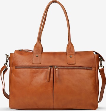 Bellicci Laptoptasche 'Greselle' in Braun: Vorderseite