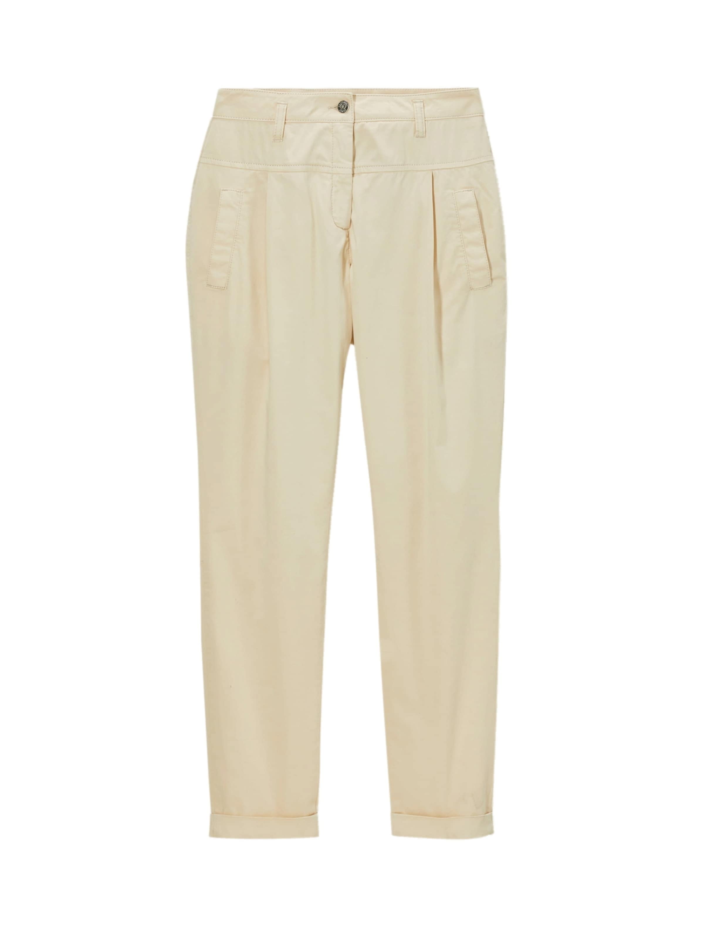 MADELEINE Pantalon à pince en crème, Vue avec produit