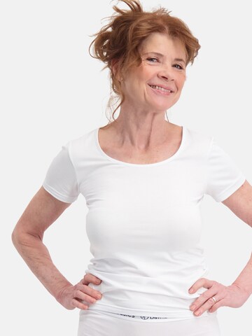 Bamboo basics Undershirt 'Kate' in White: front