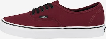 VANS Rövid szárú sportcipők 'Authentic' - piros