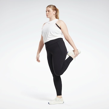 Reebok Skinny Sportovní kalhoty – černá