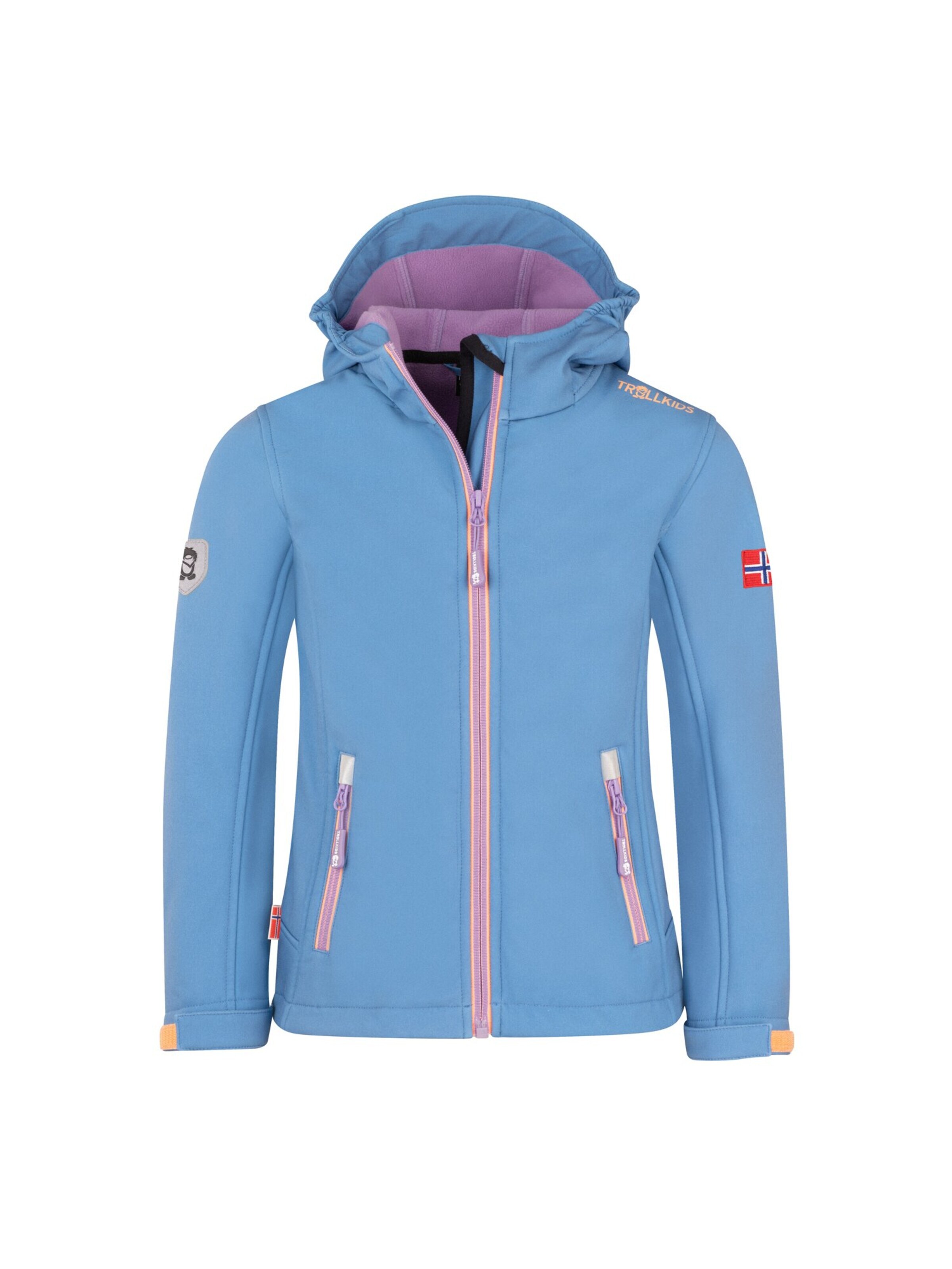 TROLLKIDS Outdoor jacket in Purple: front