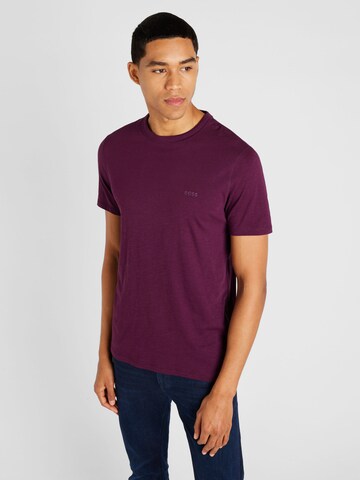 BOSS - Camisa 'Tegood' em roxo: frente