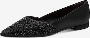 Tamaris Ballet Flats in Black: front