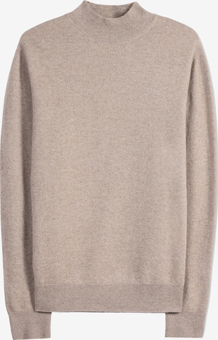 GOBI Cashmere Pullover 'Men's Timeless Mock Neck Cashmere Sweater' in Grau: Vorderseite