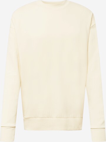 Reebok Sportsweatshirt in Beige: voorkant