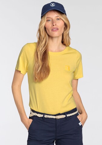 DELMAO Shirt in Yellow: front