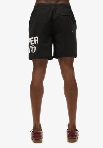 Shorts de bain Superdry en noir