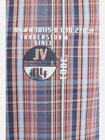 Jan Vanderstorm Comfort fit Overhemd ' Wim ' in Blauw