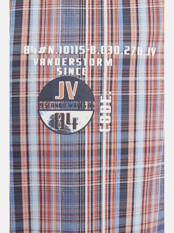 Jan Vanderstorm Comfort fit Overhemd ' Wim ' in Blauw