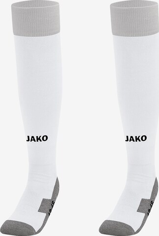 JAKO Soccer Socks 'Leeds' in White: front