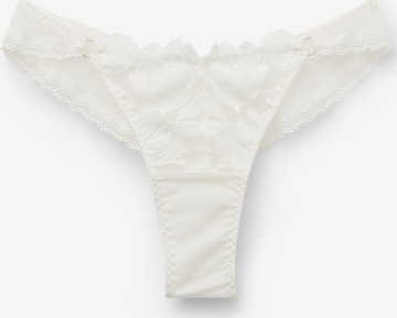 INTIMISSIMI String 'About Flowers' in Weiß: Vorderseite