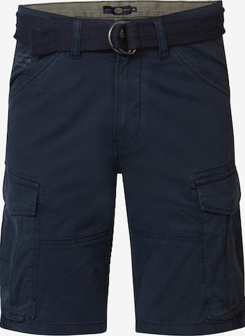 Petrol Industries Regular Cargo trousers in Blue: front