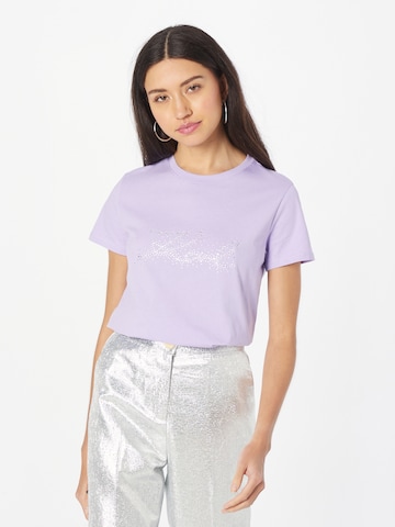 Karl Lagerfeld Shirt in Purple: front