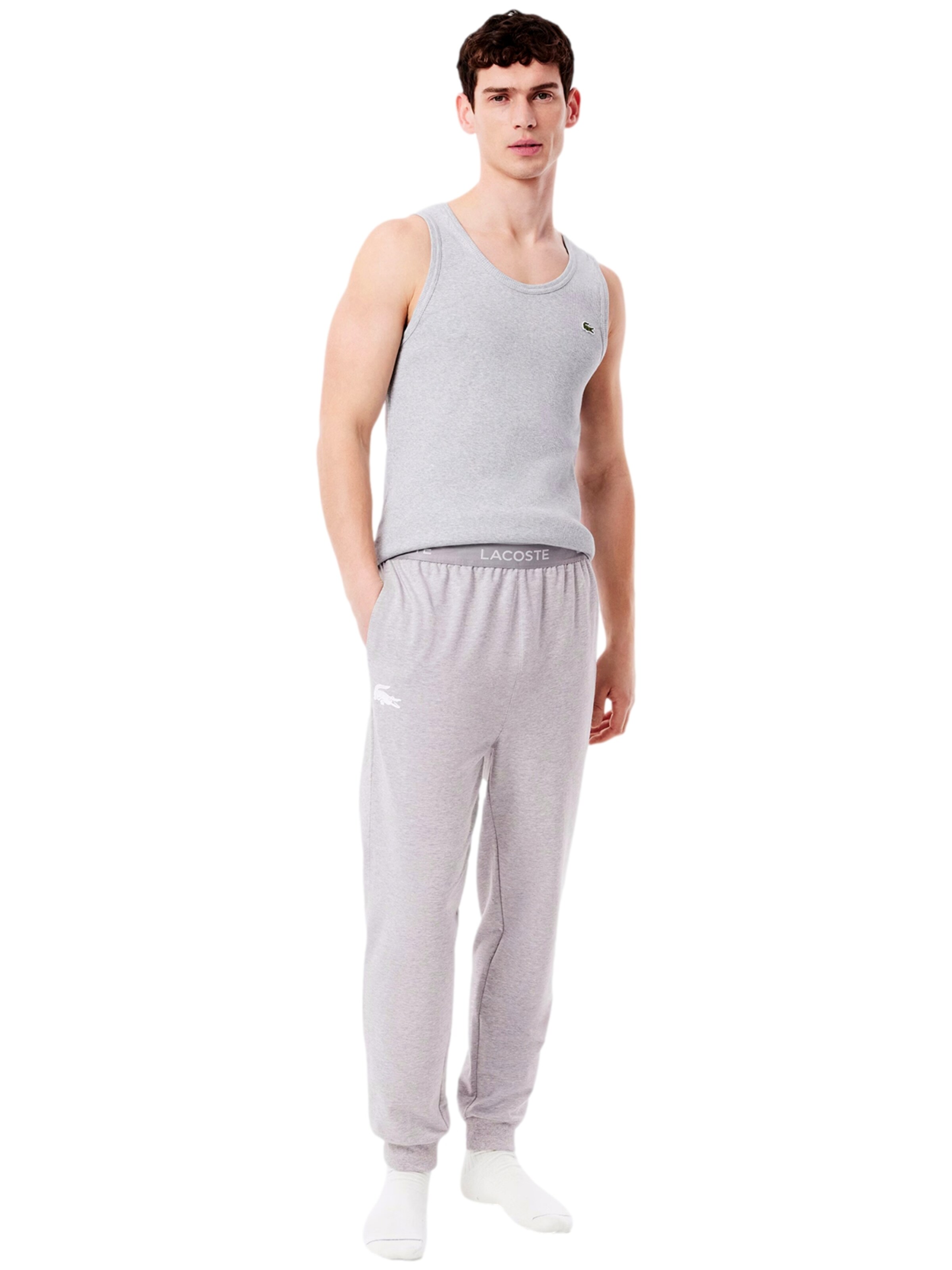 LACOSTE Pyjamasbukser i grå