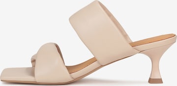 Mule Kazar Studio en beige : devant