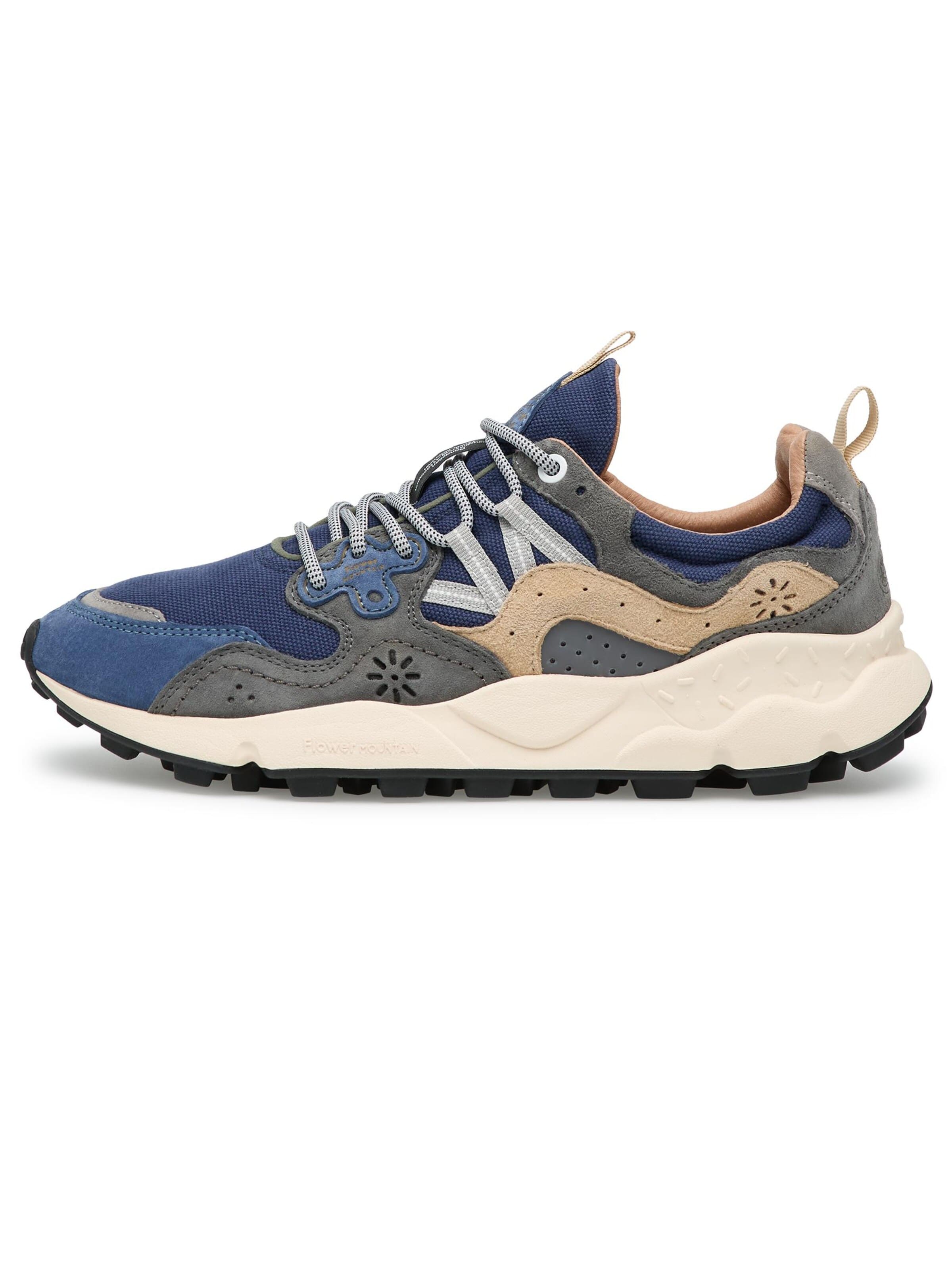 Baskets basses 'YAMANO 3 MAN' Flower Mountain en bleu